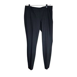 J. Crew Solid Black Minnie Tapered Ankle Dress Pants Womens Work Trousers Size 4